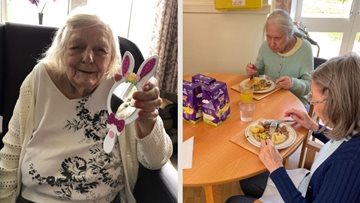 Northwich care home have a fun-filled Easter weekend
